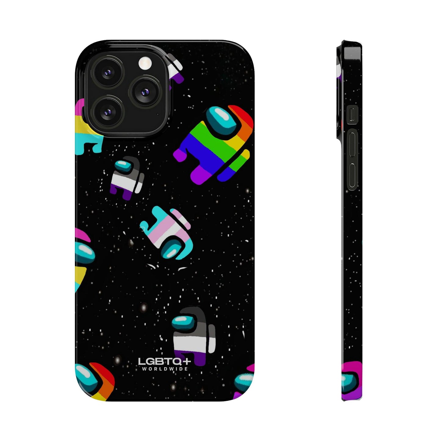 LGBTQWorldwide - ,,IMPOSTER" Handyhülle Accessories, Back-to-School, card, Glossy, iPhone, iPhone Cases, Phone accessory, Phone Cases, Samsung Cases, Slim lgbtq Bekleidung Accessoires unisex Zubehör