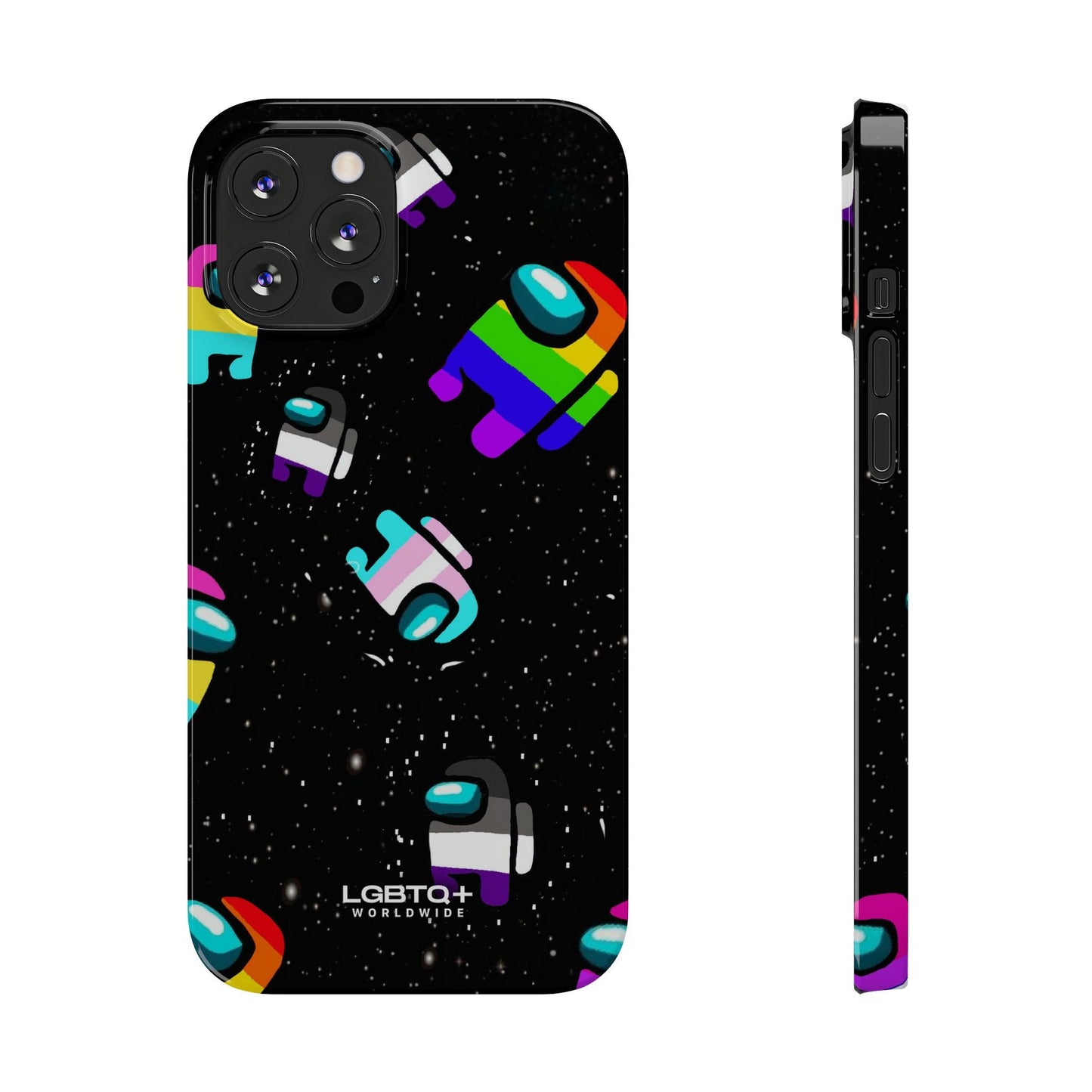 LGBTQWorldwide - ,,IMPOSTER" Handyhülle Accessories, Back-to-School, card, Glossy, iPhone, iPhone Cases, Phone accessory, Phone Cases, Samsung Cases, Slim lgbtq Bekleidung Accessoires unisex Zubehör