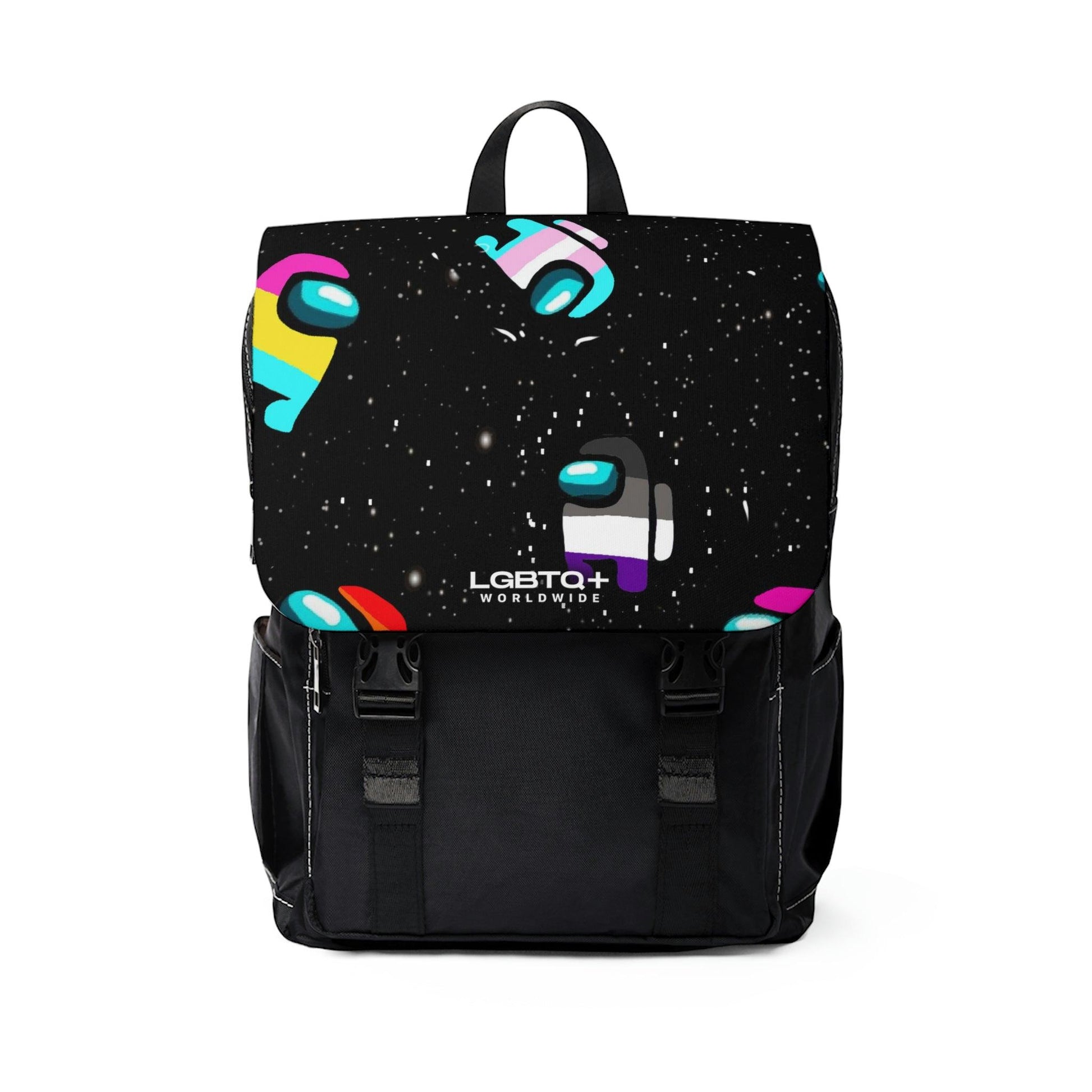 LGBTQWorldwide - ,,IMPOSTER" Unisex Rucksack accessoires, Accessories, All, All Over Print, AOP, Back packs, Backpacks, Bags, Men's Clothing lgbtq Bekleidung Accessoires unisex Zubehör