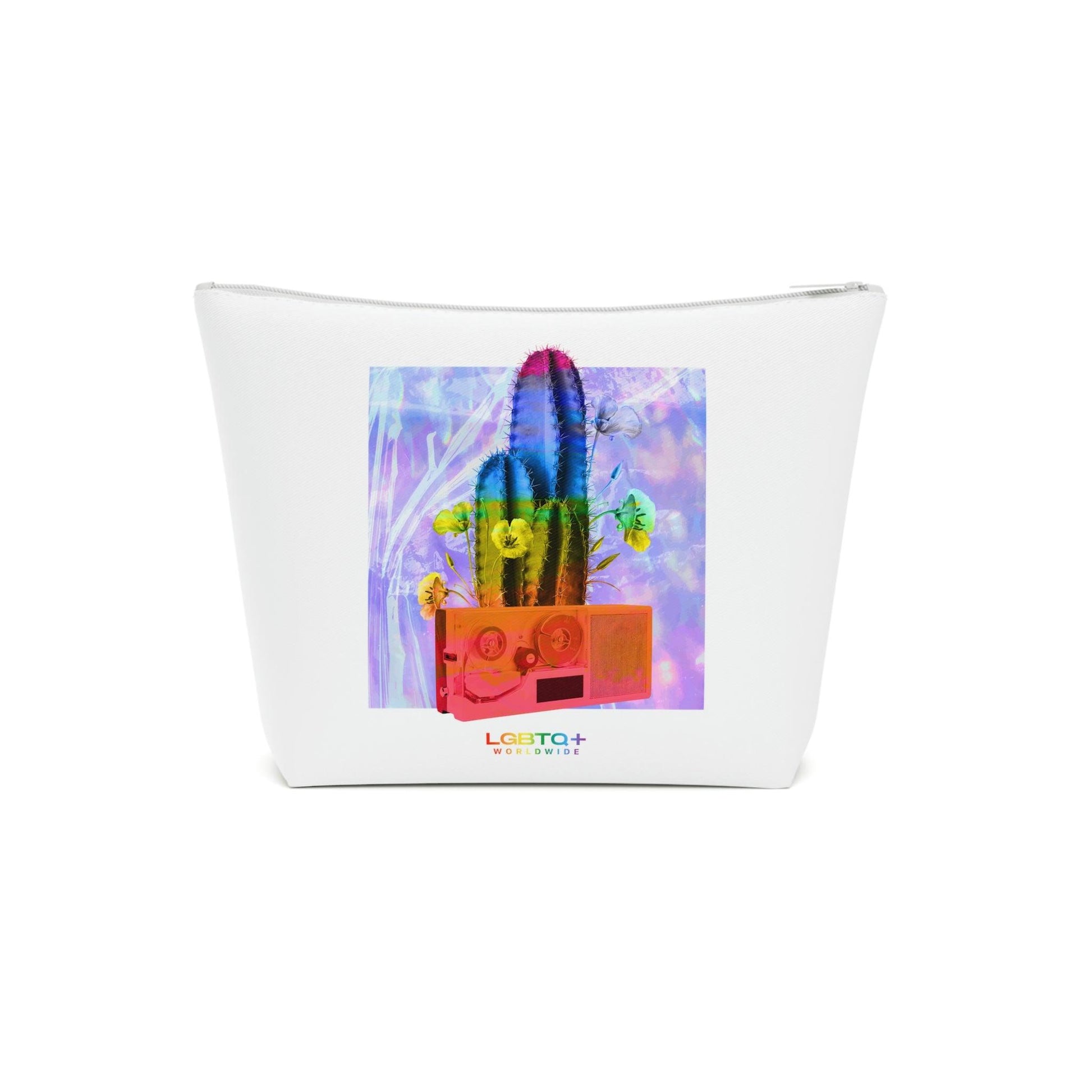 LGBTQWorldwide - ,,KAKTUS" Kosmetiktasche Accessories, all, All Over Print, AOP, bag, Cosmetics, Home, Pouches, Sublimation, Travel Accessories, With zipper lgbtq Bekleidung Accessoires unisex Zubehör