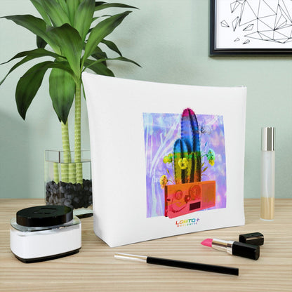 LGBTQWorldwide - ,,KAKTUS" Kosmetiktasche Accessories, all, All Over Print, AOP, bag, Cosmetics, Home, Pouches, Sublimation, Travel Accessories, With zipper lgbtq Bekleidung Accessoires unisex Zubehör