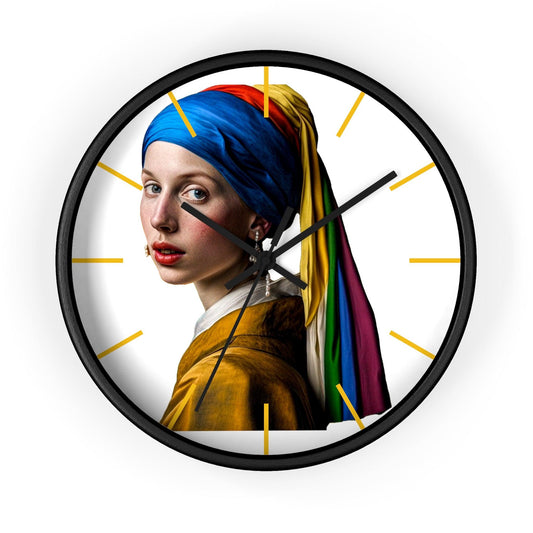 LGBTQWorldwide - ,,KUNST" Accessories, clock, Clocks, home, Home & Living, Home Decor, Indoor lgbtq Bekleidung Accessoires unisex Zubehör