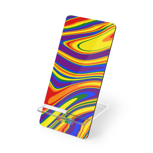 LGBTQWorldwide - ,,KUNST" Handyhalter für Smartphones Accessories, all, Desk, Phone accessory, stand, tech, Tech Accessories lgbtq Bekleidung Accessoires unisex Zubehör