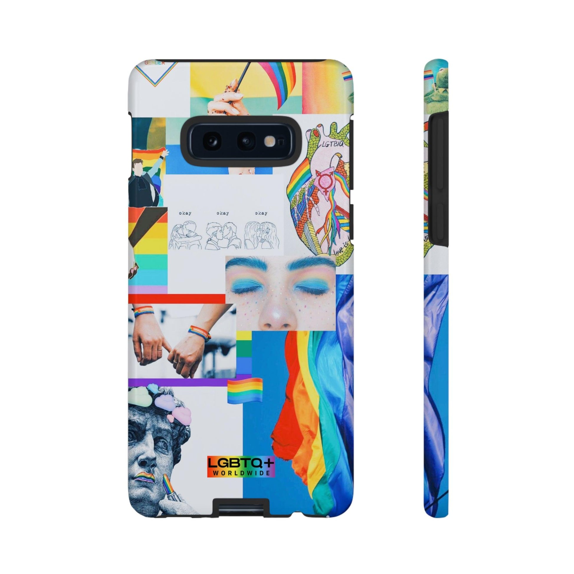 LGBTQWorldwide - ,,LEBEN"Doppelgehäuse Handyhülle Accessories, Glossy, iPhone Cases, Matte, Phone accessory, Phone Cases, Samsung Cases, Thermo, Valentine's Day Picks lgbtq Bekleidung Accessoires unisex Zubehör