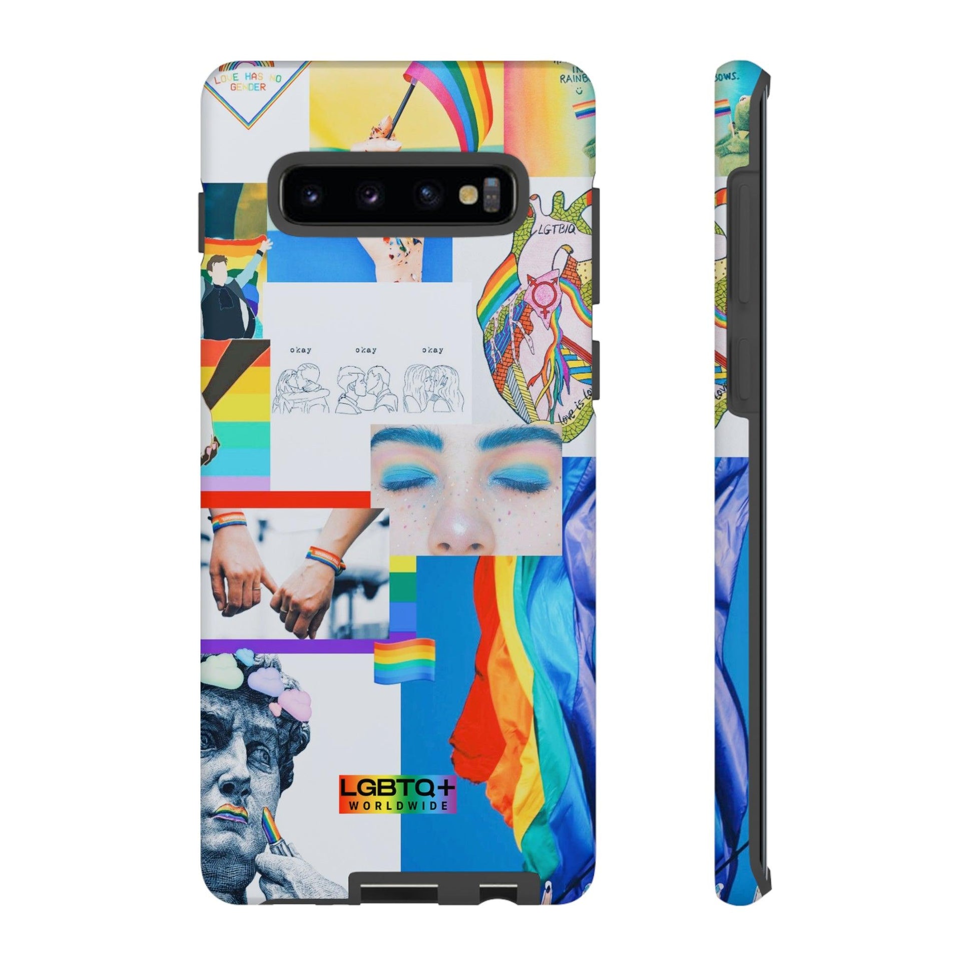 LGBTQWorldwide - ,,LEBEN"Doppelgehäuse Handyhülle Accessories, Glossy, iPhone Cases, Matte, Phone accessory, Phone Cases, Samsung Cases, Thermo, Valentine's Day Picks lgbtq Bekleidung Accessoires unisex Zubehör