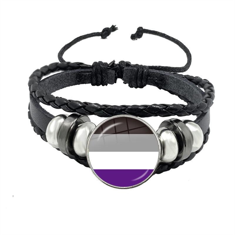 LGBTQWorldwide - Lederarmband Accessoires, Accessories, Aktion, All lgbtq Bekleidung Accessoires unisex Zubehör