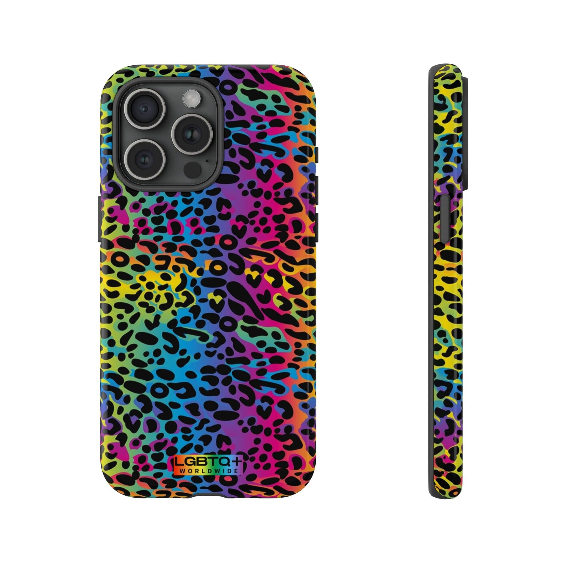 LGBTQWorldwide - ,,LEOPARD" Doppelgehäuse Handyhülle Accessories, Glossy, iPhone Cases, Matte, Phone accessory, Phone Cases, Samsung Cases, Thermo, Valentine's Day Picks lgbtq Bekleidung Accessoires unisex Zubehör