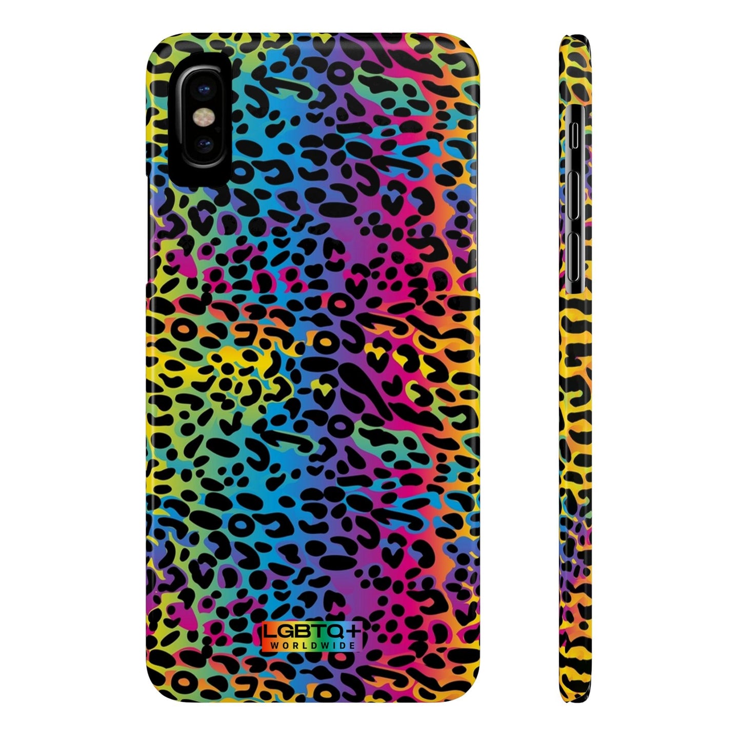 LGBTQWorldwide - ,,LEOPARD" Handyhülle Accessories, Back-to-School, card, Glossy, iPhone, iPhone Cases, Phone accessory, Phone Cases, Samsung Cases, Slim lgbtq Bekleidung Accessoires unisex Zubehör