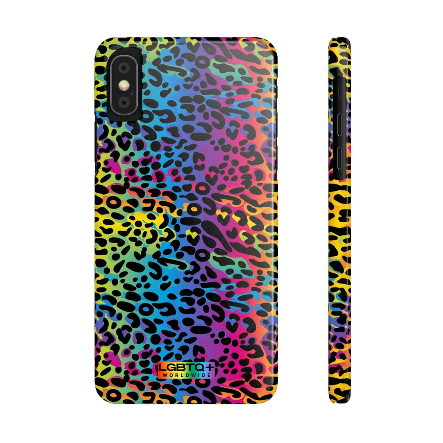 LGBTQWorldwide - ,,LEOPARD" Handyhülle Accessories, Back-to-School, card, Glossy, iPhone, iPhone Cases, Phone accessory, Phone Cases, Samsung Cases, Slim lgbtq Bekleidung Accessoires unisex Zubehör