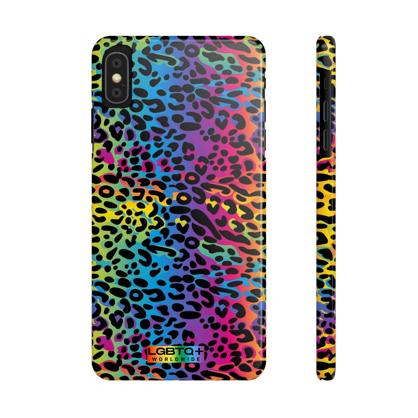 LGBTQWorldwide - ,,LEOPARD" Handyhülle Accessories, Back-to-School, card, Glossy, iPhone, iPhone Cases, Phone accessory, Phone Cases, Samsung Cases, Slim lgbtq Bekleidung Accessoires unisex Zubehör