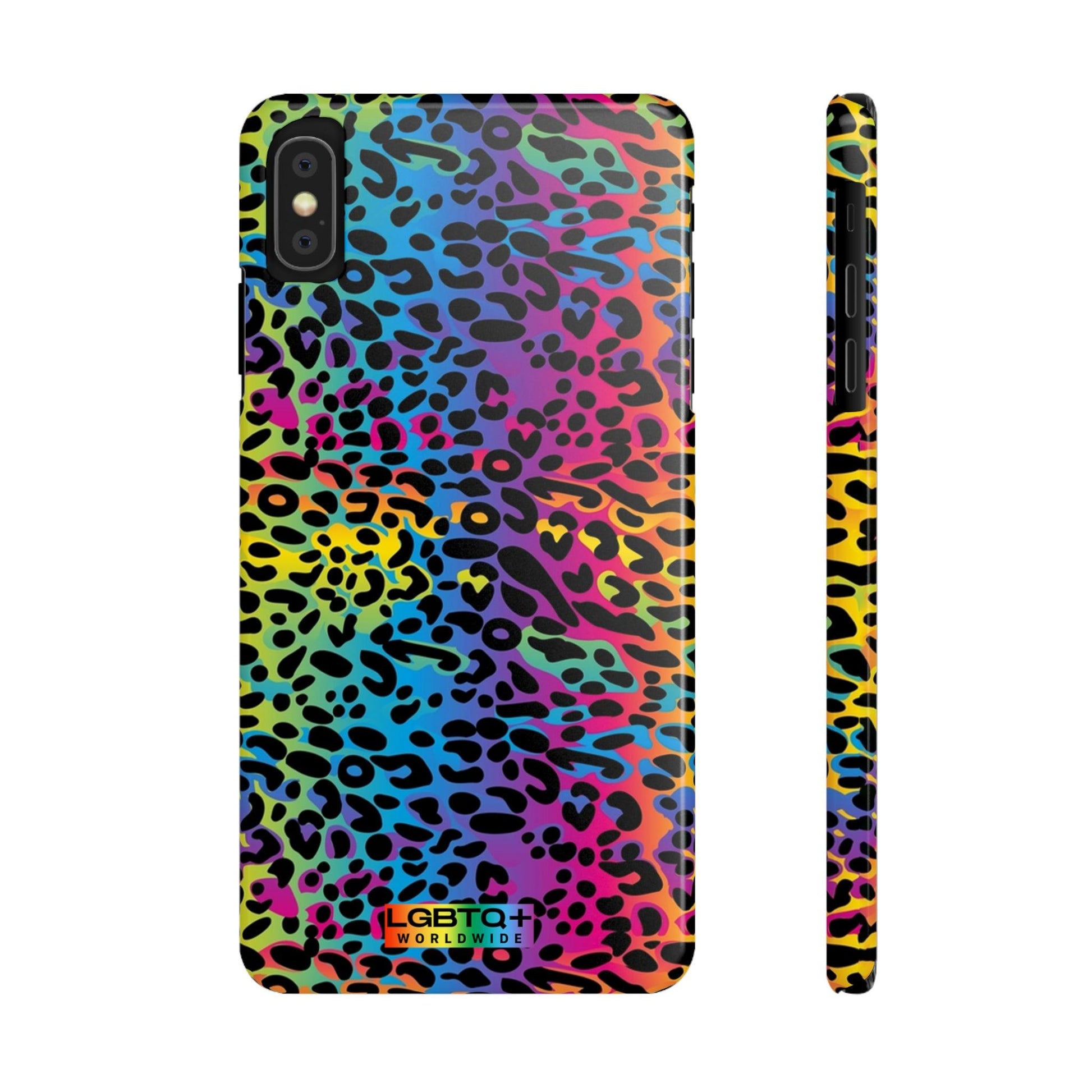 LGBTQWorldwide - ,,LEOPARD" Handyhülle Accessories, Back-to-School, card, Glossy, iPhone, iPhone Cases, Phone accessory, Phone Cases, Samsung Cases, Slim lgbtq Bekleidung Accessoires unisex Zubehör