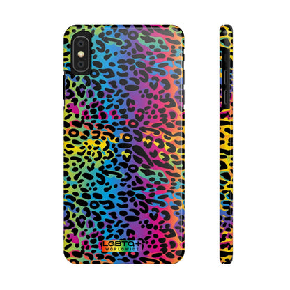 LGBTQWorldwide - ,,LEOPARD" Handyhülle Accessories, Back-to-School, card, Glossy, iPhone, iPhone Cases, Phone accessory, Phone Cases, Samsung Cases, Slim lgbtq Bekleidung Accessoires unisex Zubehör