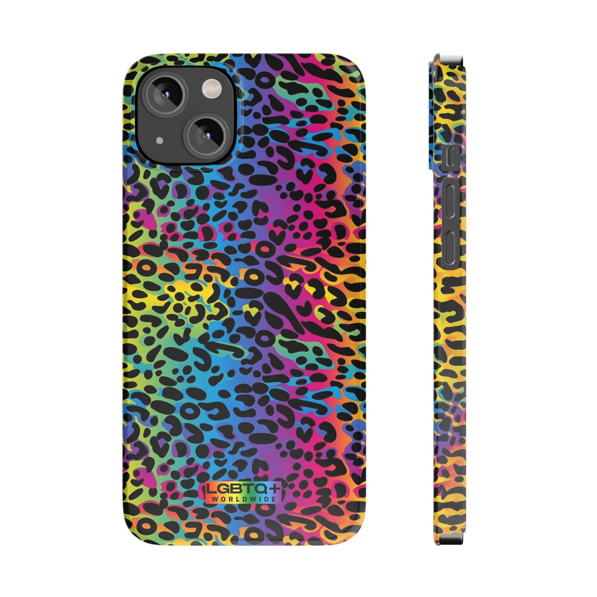 LGBTQWorldwide - ,,LEOPARD" Handyhülle Accessories, Back-to-School, card, Glossy, iPhone, iPhone Cases, Phone accessory, Phone Cases, Samsung Cases, Slim lgbtq Bekleidung Accessoires unisex Zubehör