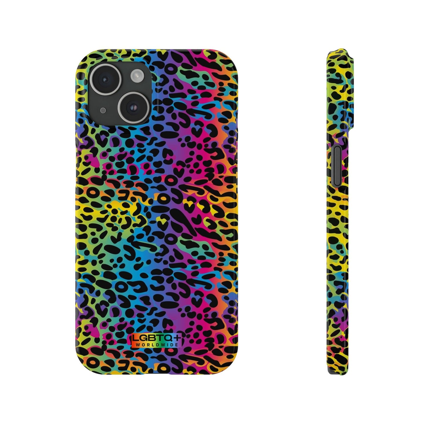 LGBTQWorldwide - ,,LEOPARD" Handyhülle Accessories, Back-to-School, card, Glossy, iPhone, iPhone Cases, Phone accessory, Phone Cases, Samsung Cases, Slim lgbtq Bekleidung Accessoires unisex Zubehör