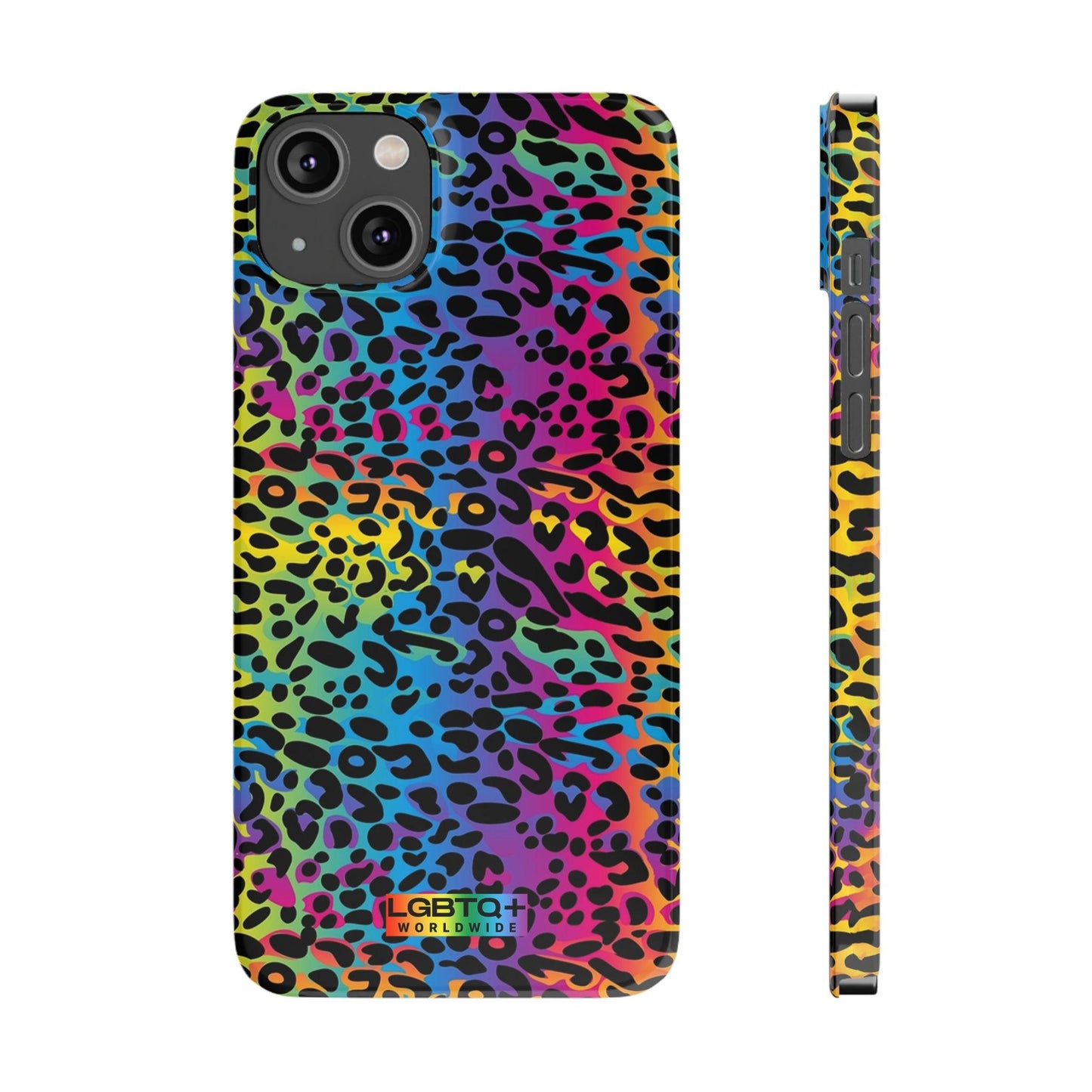 LGBTQWorldwide - ,,LEOPARD" Handyhülle Accessories, Back-to-School, card, Glossy, iPhone, iPhone Cases, Phone accessory, Phone Cases, Samsung Cases, Slim lgbtq Bekleidung Accessoires unisex Zubehör