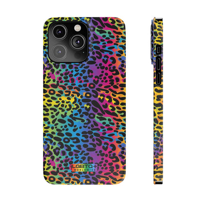 LGBTQWorldwide - ,,LEOPARD" Handyhülle Accessories, Back-to-School, card, Glossy, iPhone, iPhone Cases, Phone accessory, Phone Cases, Samsung Cases, Slim lgbtq Bekleidung Accessoires unisex Zubehör