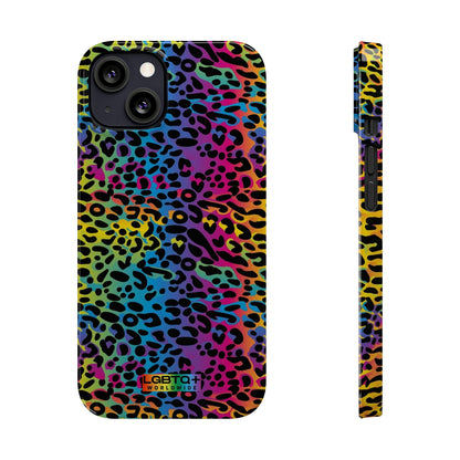 LGBTQWorldwide - ,,LEOPARD" Handyhülle Accessories, Back-to-School, card, Glossy, iPhone, iPhone Cases, Phone accessory, Phone Cases, Samsung Cases, Slim lgbtq Bekleidung Accessoires unisex Zubehör