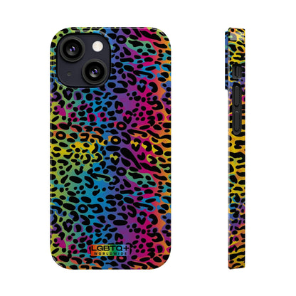 LGBTQWorldwide - ,,LEOPARD" Handyhülle Accessories, Back-to-School, card, Glossy, iPhone, iPhone Cases, Phone accessory, Phone Cases, Samsung Cases, Slim lgbtq Bekleidung Accessoires unisex Zubehör