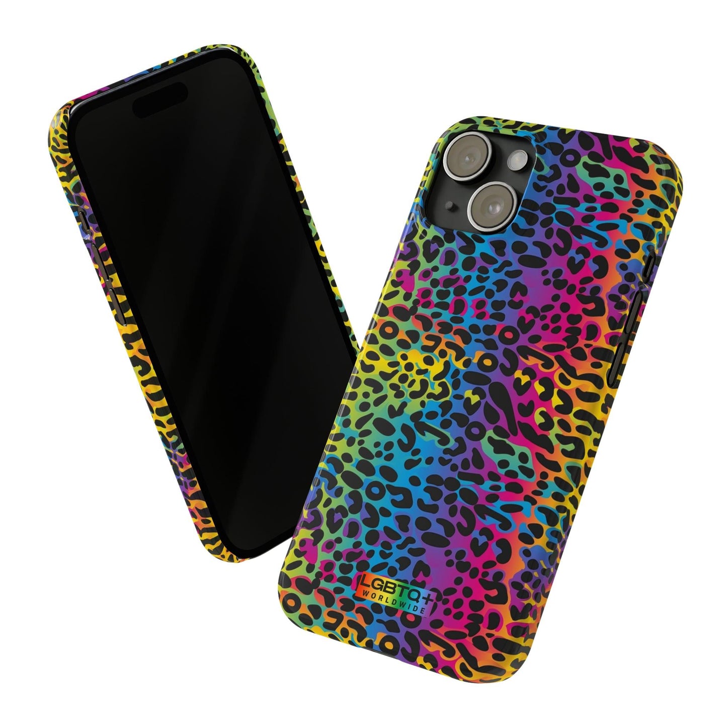 LGBTQWorldwide - ,,LEOPARD" Handyhülle Accessories, Back-to-School, card, Glossy, iPhone, iPhone Cases, Phone accessory, Phone Cases, Samsung Cases, Slim lgbtq Bekleidung Accessoires unisex Zubehör