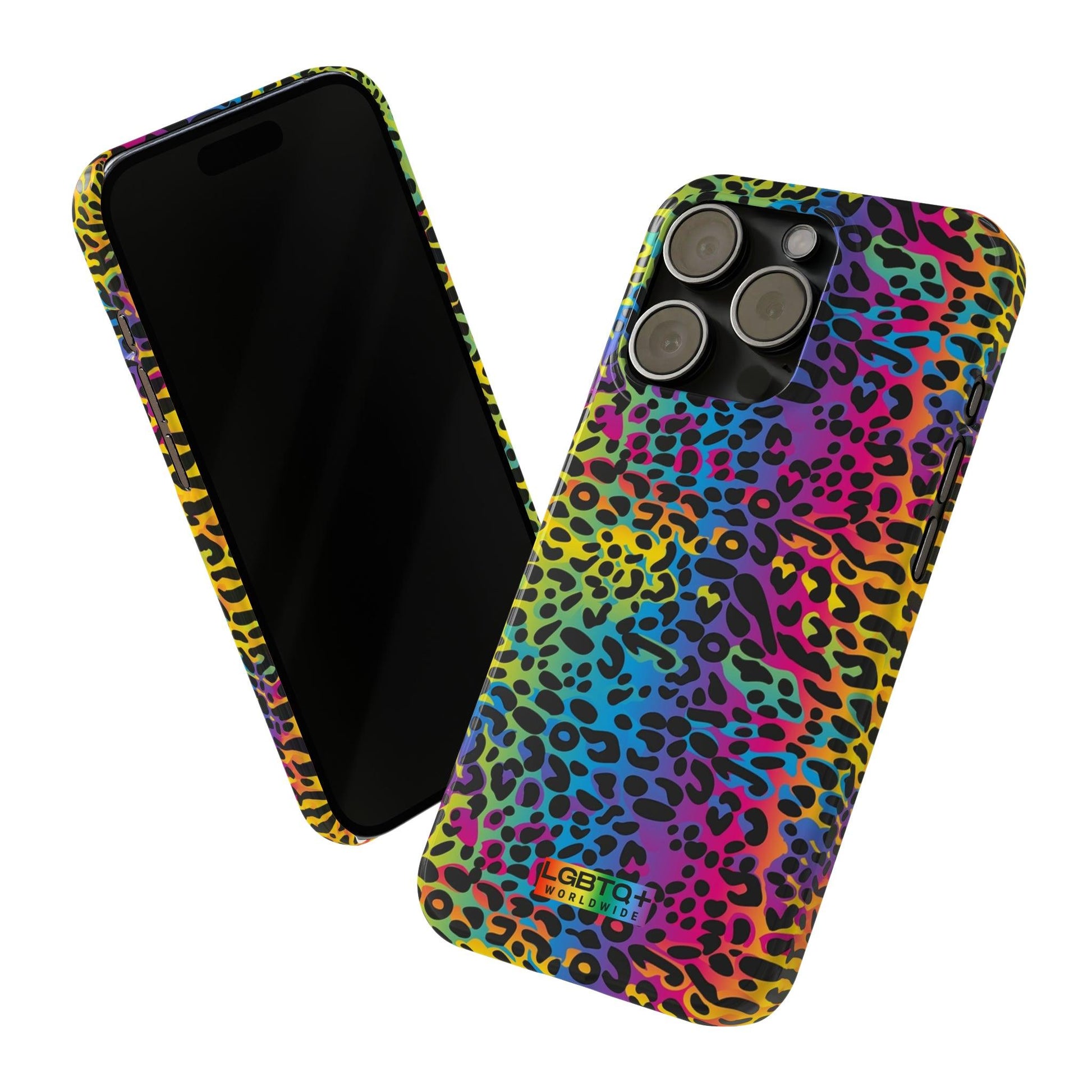 LGBTQWorldwide - ,,LEOPARD" Handyhülle Accessories, Back-to-School, card, Glossy, iPhone, iPhone Cases, Phone accessory, Phone Cases, Samsung Cases, Slim lgbtq Bekleidung Accessoires unisex Zubehör