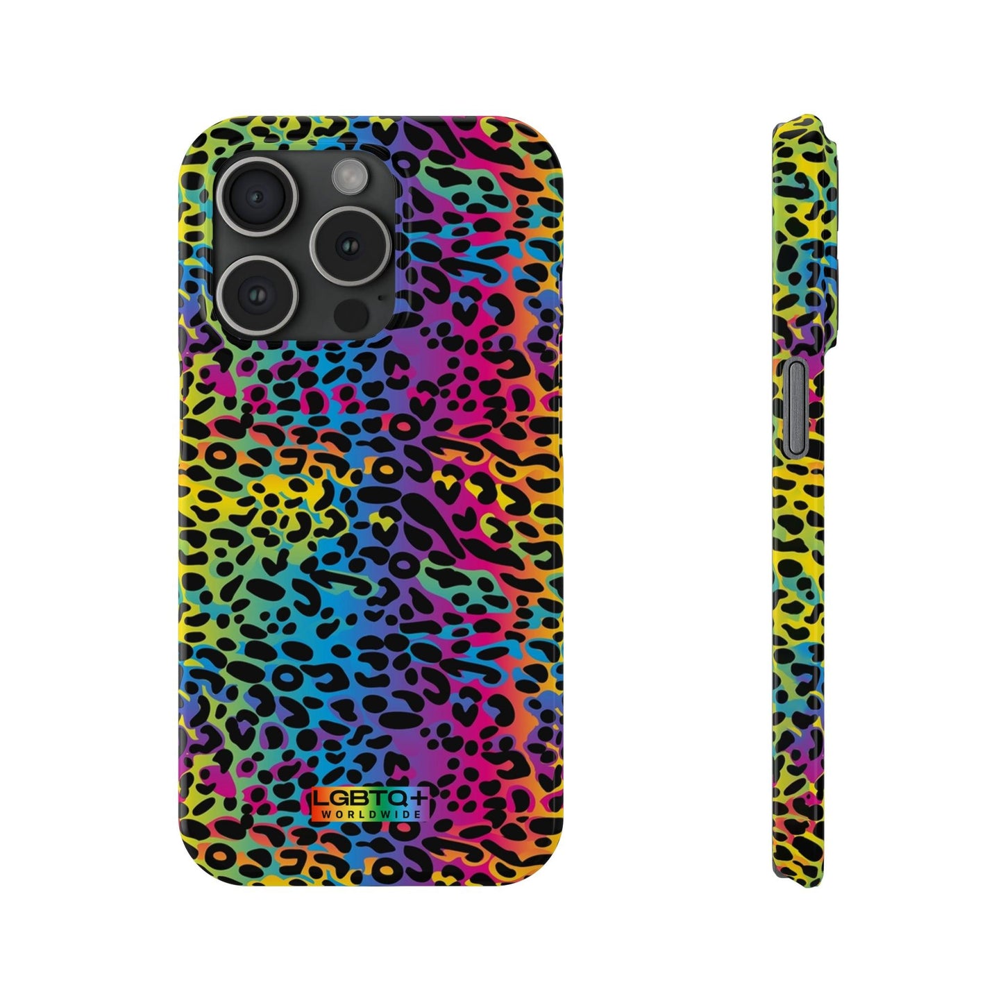 LGBTQWorldwide - ,,LEOPARD" Handyhülle Accessories, Back-to-School, card, Glossy, iPhone, iPhone Cases, Phone accessory, Phone Cases, Samsung Cases, Slim lgbtq Bekleidung Accessoires unisex Zubehör