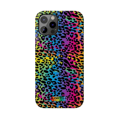 LGBTQWorldwide - ,,LEOPARD" Handyhülle Accessories, Back-to-School, card, Glossy, iPhone, iPhone Cases, Phone accessory, Phone Cases, Samsung Cases, Slim lgbtq Bekleidung Accessoires unisex Zubehör