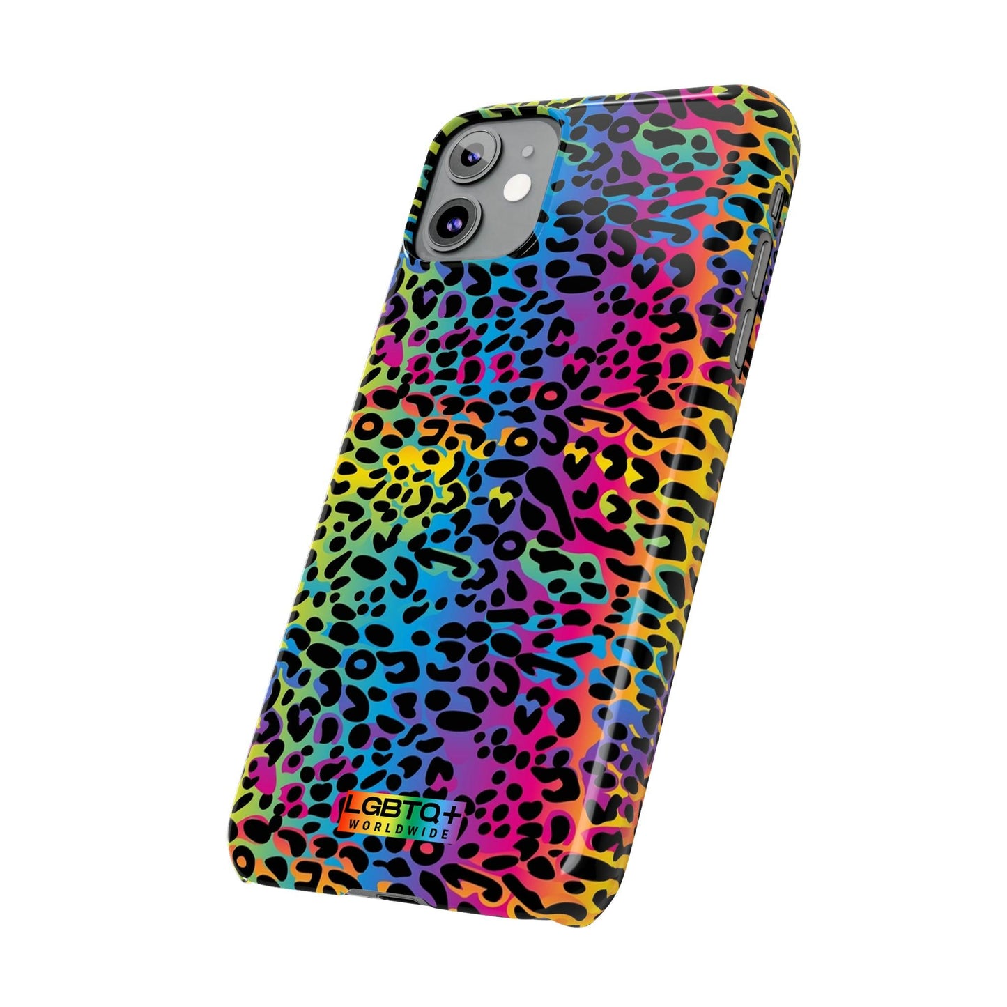 LGBTQWorldwide - ,,LEOPARD" Handyhülle Accessories, Back-to-School, card, Glossy, iPhone, iPhone Cases, Phone accessory, Phone Cases, Samsung Cases, Slim lgbtq Bekleidung Accessoires unisex Zubehör