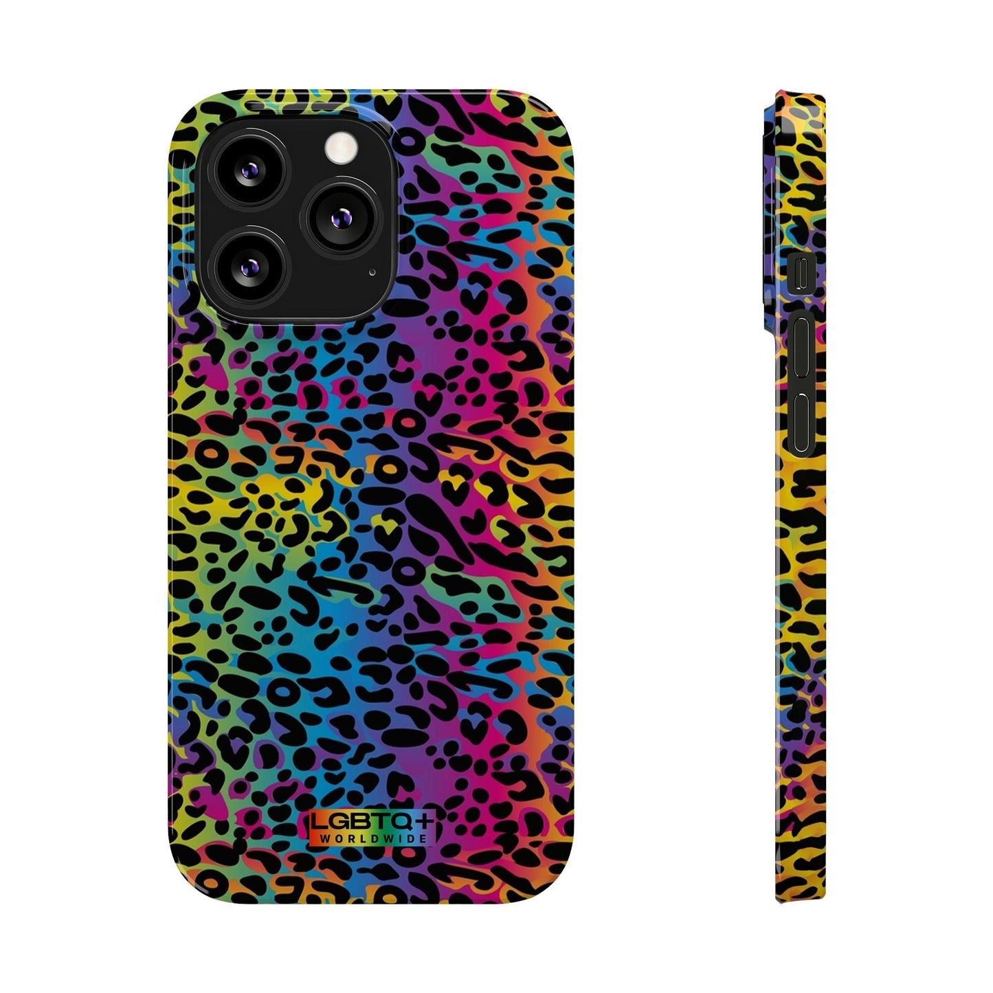 LGBTQWorldwide - ,,LEOPARD" Handyhülle Accessories, Back-to-School, card, Glossy, iPhone, iPhone Cases, Phone accessory, Phone Cases, Samsung Cases, Slim lgbtq Bekleidung Accessoires unisex Zubehör