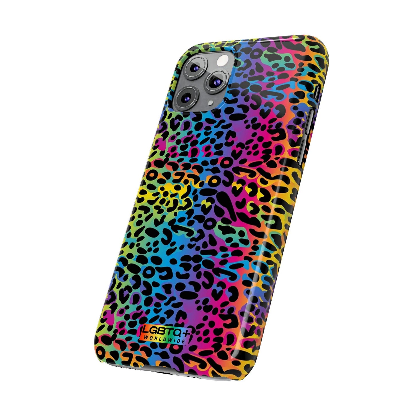 LGBTQWorldwide - ,,LEOPARD" Handyhülle Accessories, Back-to-School, card, Glossy, iPhone, iPhone Cases, Phone accessory, Phone Cases, Samsung Cases, Slim lgbtq Bekleidung Accessoires unisex Zubehör