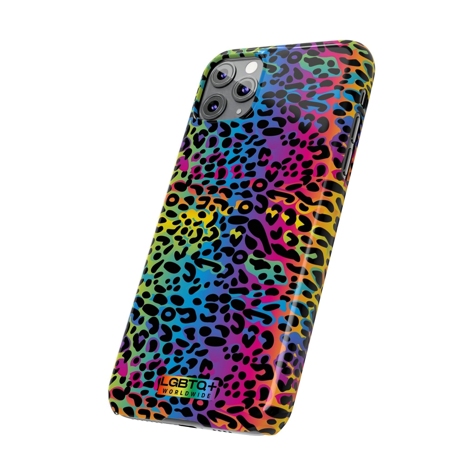 LGBTQWorldwide - ,,LEOPARD" Handyhülle Accessories, Back-to-School, card, Glossy, iPhone, iPhone Cases, Phone accessory, Phone Cases, Samsung Cases, Slim lgbtq Bekleidung Accessoires unisex Zubehör