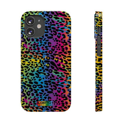 LGBTQWorldwide - ,,LEOPARD" Handyhülle Accessories, Back-to-School, card, Glossy, iPhone, iPhone Cases, Phone accessory, Phone Cases, Samsung Cases, Slim lgbtq Bekleidung Accessoires unisex Zubehör