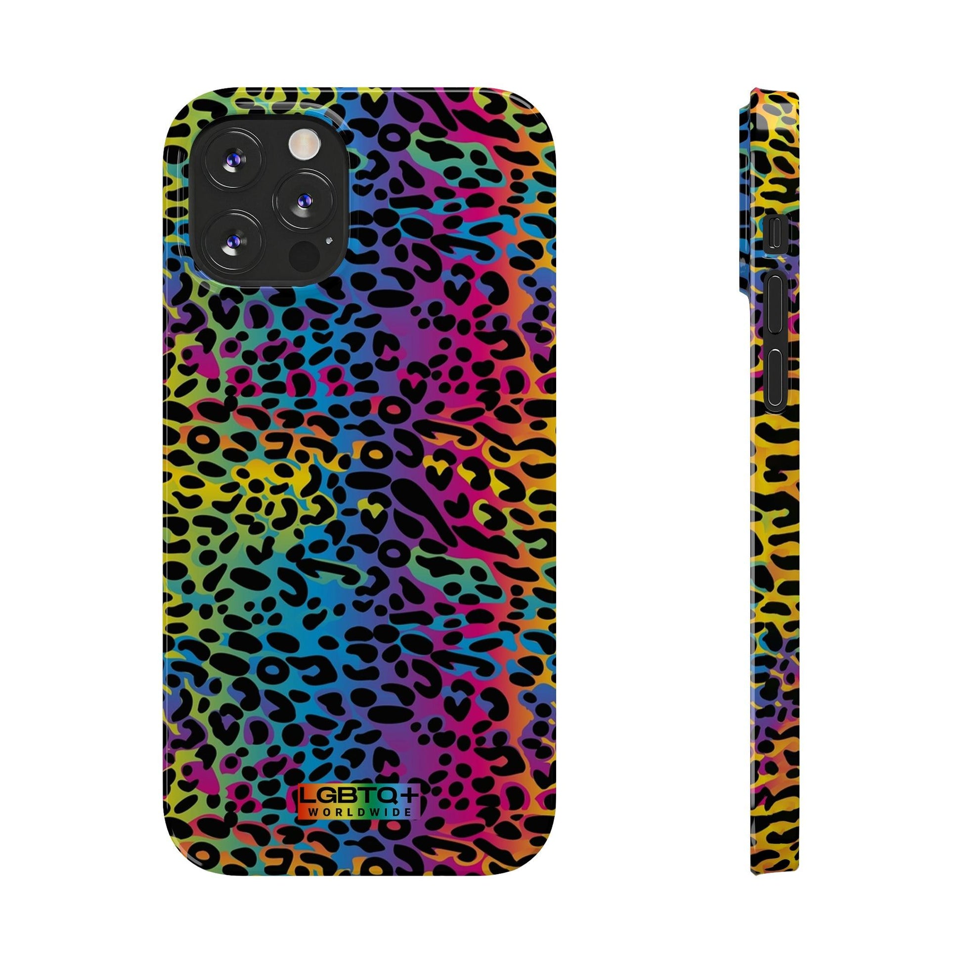 LGBTQWorldwide - ,,LEOPARD" Handyhülle Accessories, Back-to-School, card, Glossy, iPhone, iPhone Cases, Phone accessory, Phone Cases, Samsung Cases, Slim lgbtq Bekleidung Accessoires unisex Zubehör