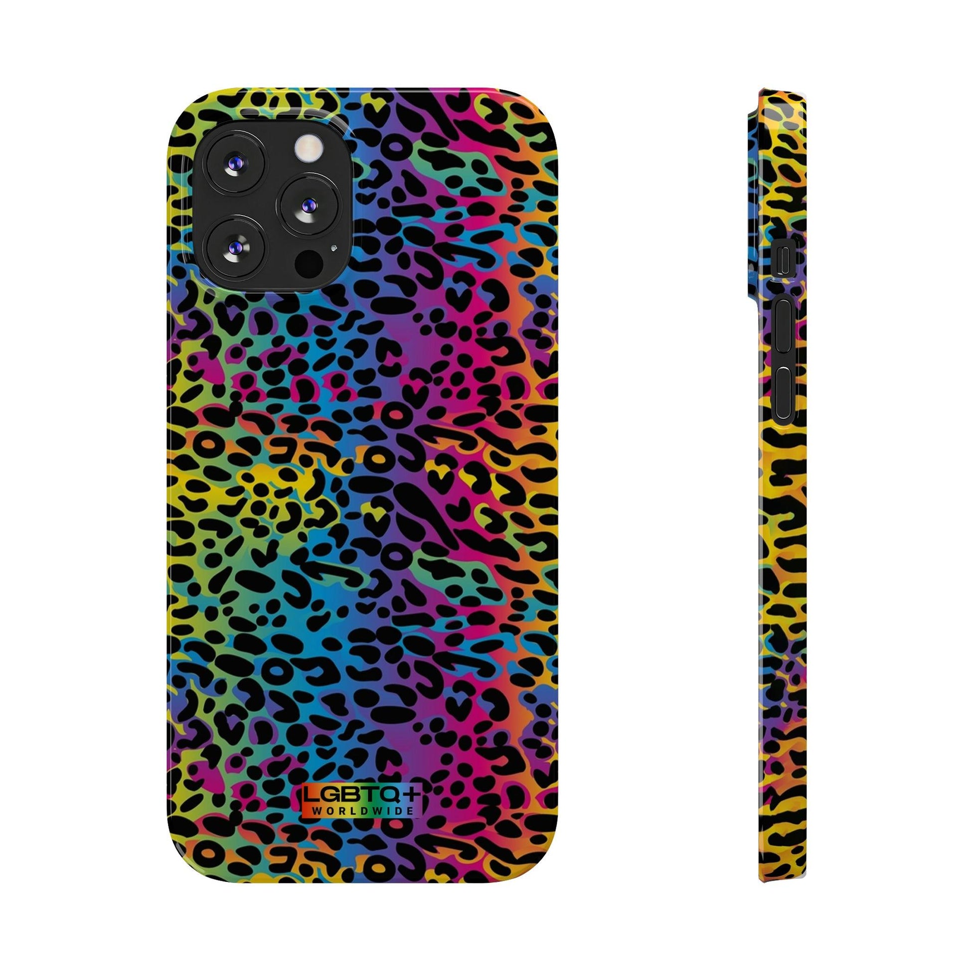 LGBTQWorldwide - ,,LEOPARD" Handyhülle Accessories, Back-to-School, card, Glossy, iPhone, iPhone Cases, Phone accessory, Phone Cases, Samsung Cases, Slim lgbtq Bekleidung Accessoires unisex Zubehör