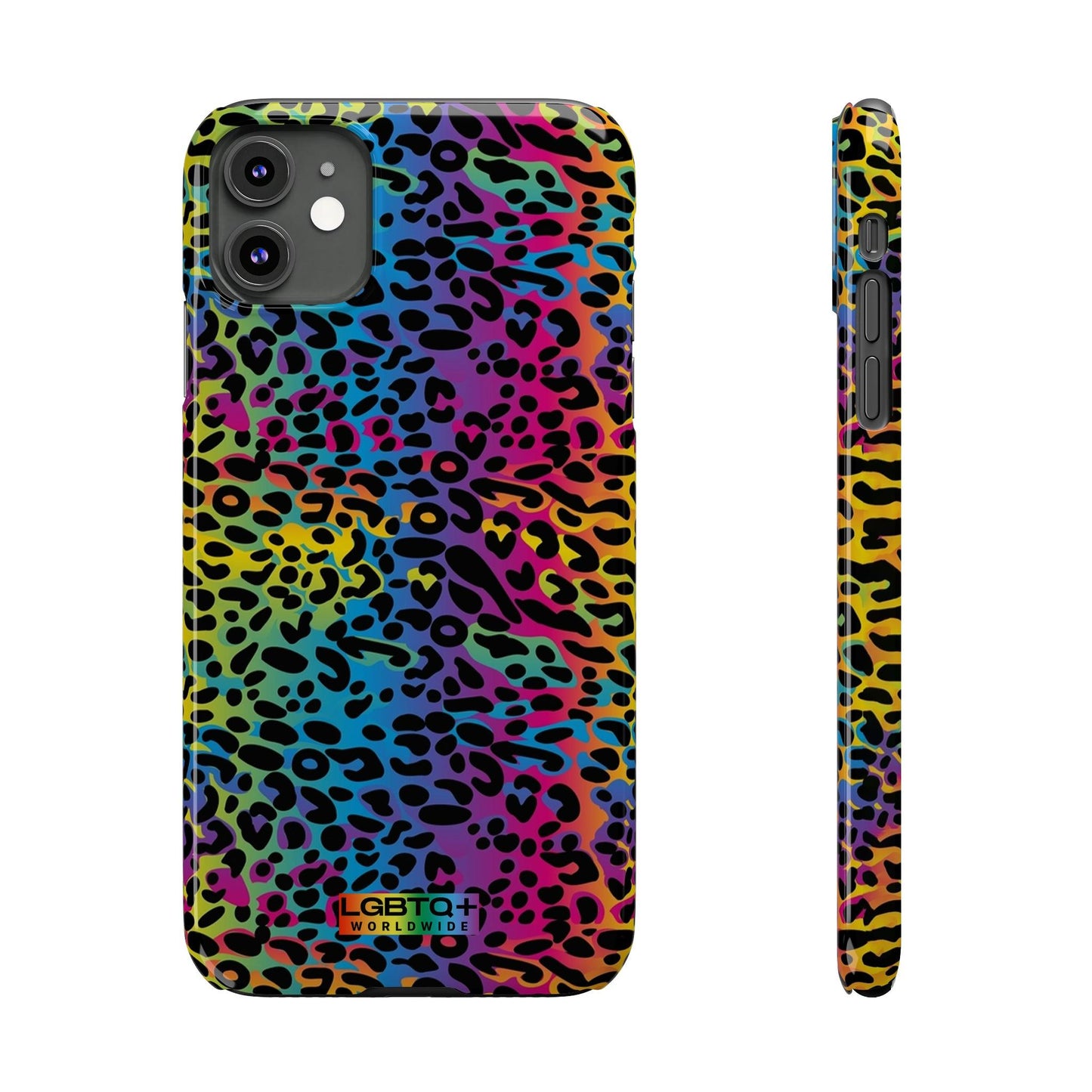 LGBTQWorldwide - ,,LEOPARD" Handyhülle Accessories, Back-to-School, card, Glossy, iPhone, iPhone Cases, Phone accessory, Phone Cases, Samsung Cases, Slim lgbtq Bekleidung Accessoires unisex Zubehör