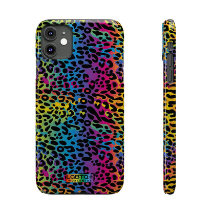 LGBTQWorldwide - ,,LEOPARD" Handyhülle Accessories, Back-to-School, card, Glossy, iPhone, iPhone Cases, Phone accessory, Phone Cases, Samsung Cases, Slim lgbtq Bekleidung Accessoires unisex Zubehör