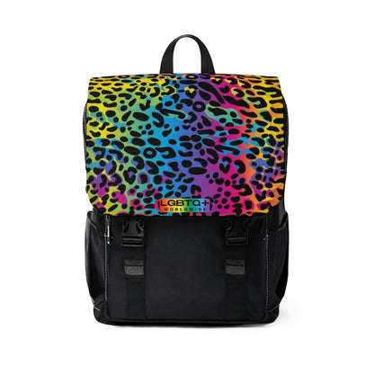 LGBTQWorldwide - ,,LEOPARD" Unisex Rucksack Accessoires, Accessories, All, All Over Print, AOP, Back packs, backpack, Backpacks, Bags, Men's Clothing lgbtq Bekleidung Accessoires unisex Zubehör