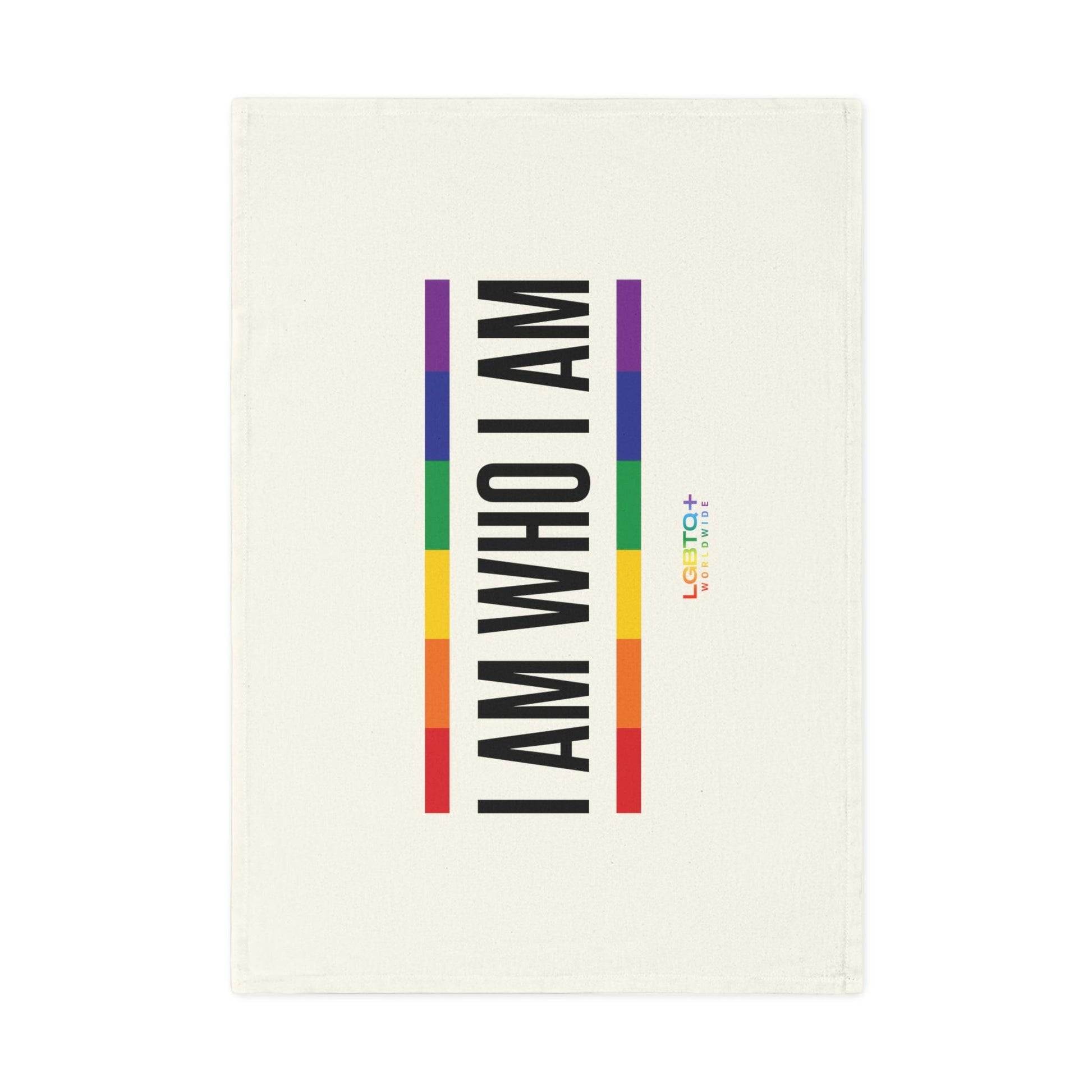 LGBTQWorldwide - LGBTQ+ PRIDE Baumwollhandtuch Accessories, Cotton, DTG, Eco-friendly, Home, Home & Living, Kitchen, Kitchen Accessories, Towel, Towels, Vegan lgbtq Bekleidung Accessoires unisex Zubehör