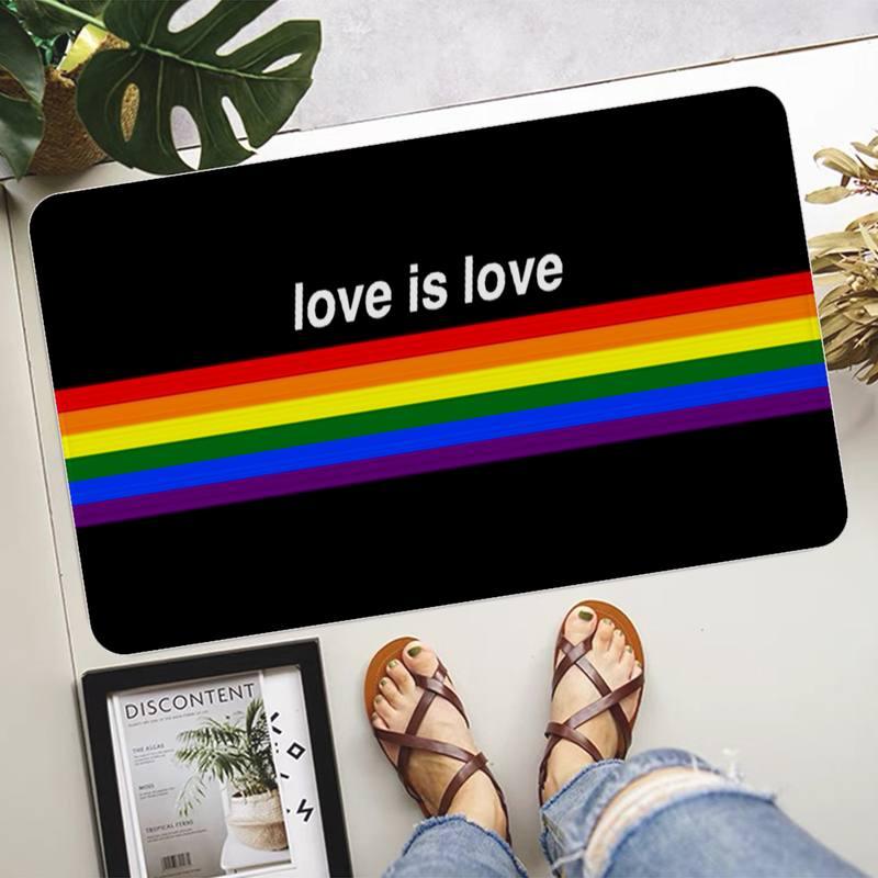 LGBTQWorldwide - LGBTQ Rainbow Floor Mat All, Home lgbtq Bekleidung Accessoires unisex Zubehör