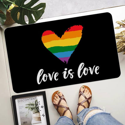 LGBTQWorldwide - LGBTQ Rainbow Floor Mat All, Home lgbtq Bekleidung Accessoires unisex Zubehör