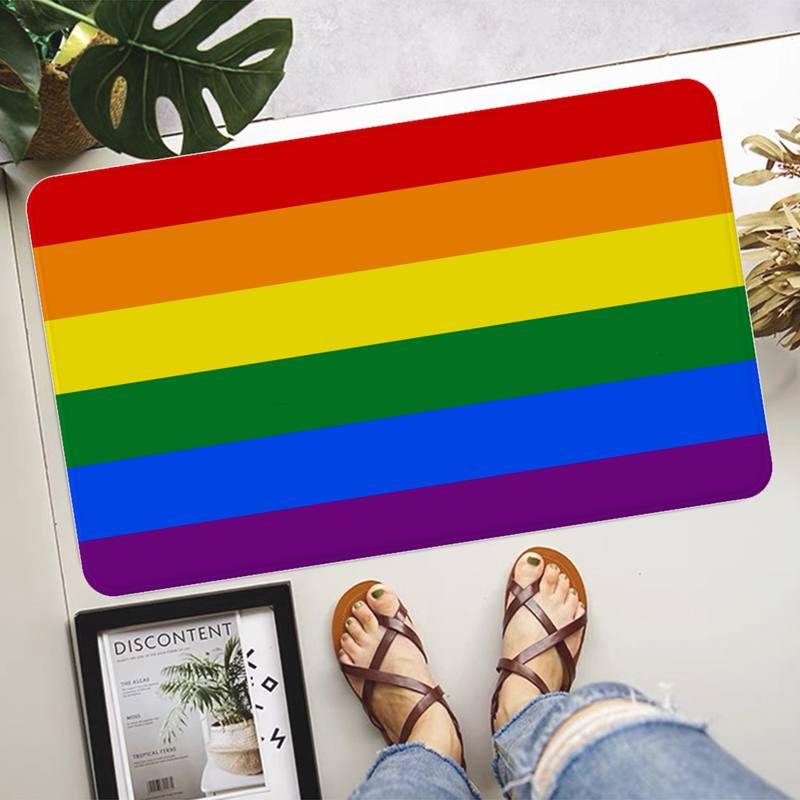 LGBTQWorldwide - LGBTQ Rainbow Floor Mat All, Home lgbtq Bekleidung Accessoires unisex Zubehör