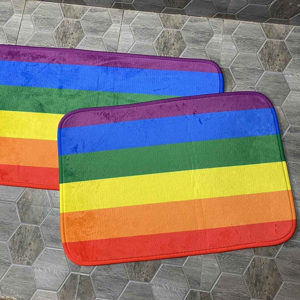 LGBTQWorldwide - LGBTQ Rainbow Floor Mat All, Home lgbtq Bekleidung Accessoires unisex Zubehör