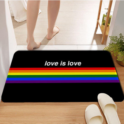 LGBTQWorldwide - LGBTQ Rainbow Floor Mat All, Home lgbtq Bekleidung Accessoires unisex Zubehör