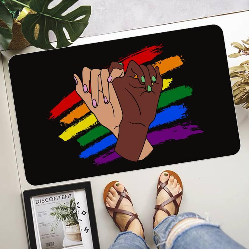 LGBTQWorldwide - LGBTQ Rainbow Floor Mat All, Home lgbtq Bekleidung Accessoires unisex Zubehör