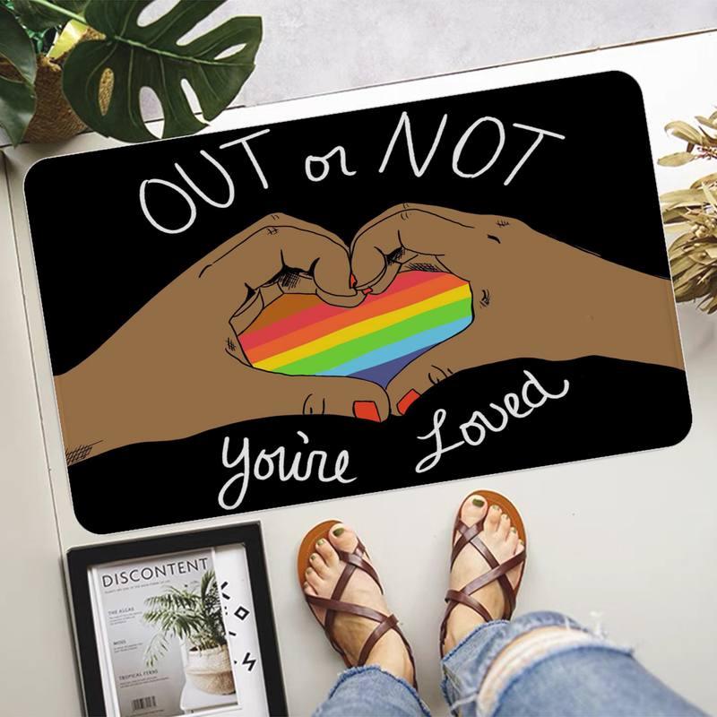 LGBTQWorldwide - LGBTQ Rainbow Floor Mat All, Home lgbtq Bekleidung Accessoires unisex Zubehör