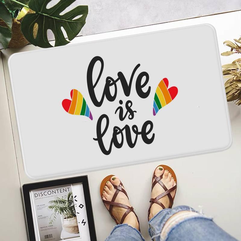 LGBTQWorldwide - LGBTQ Rainbow Floor Mat All, Home lgbtq Bekleidung Accessoires unisex Zubehör