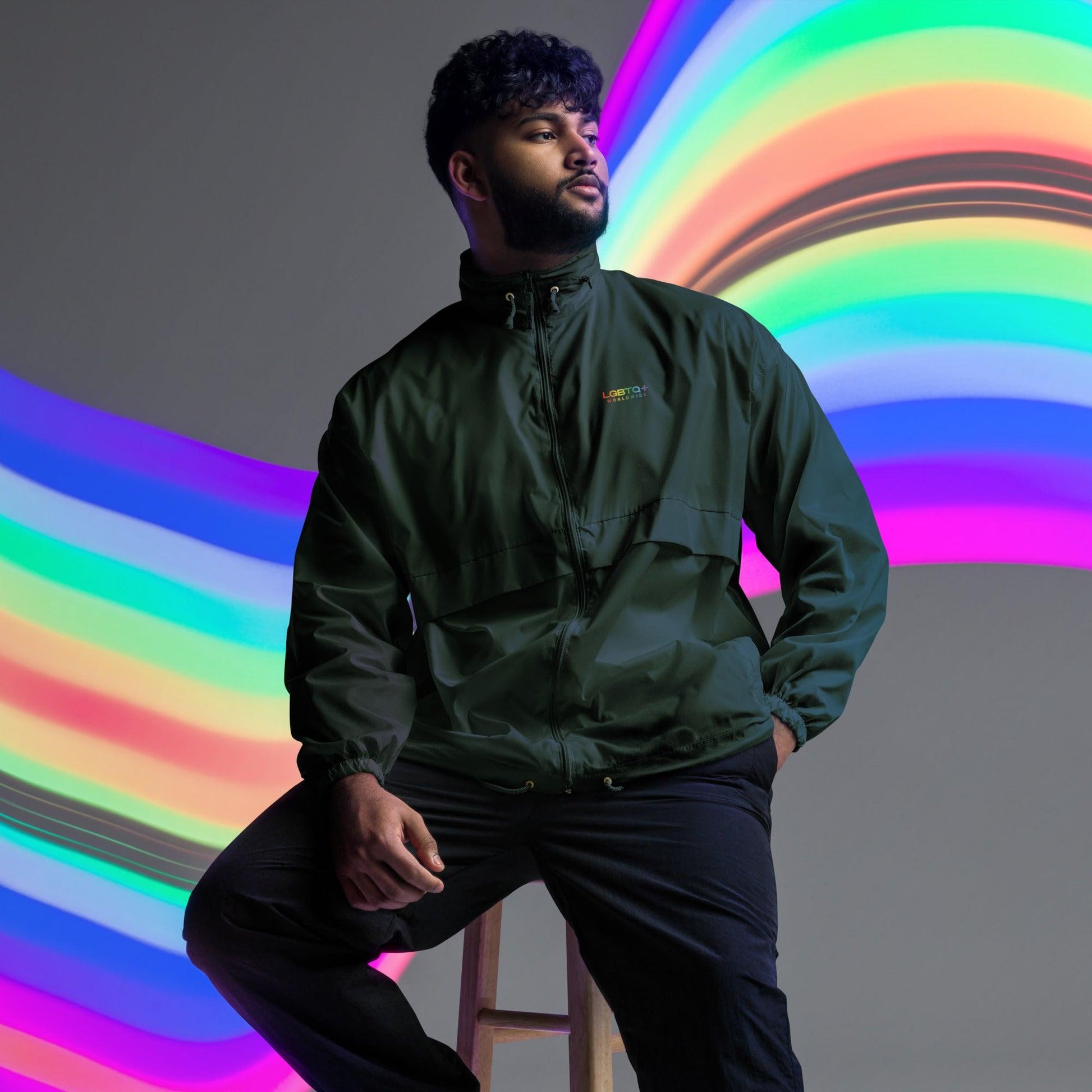 LGBTQWorldwide - LGBTQ Unisex Windbreaker clothing lgbtq Bekleidung Accessoires unisex Zubehör