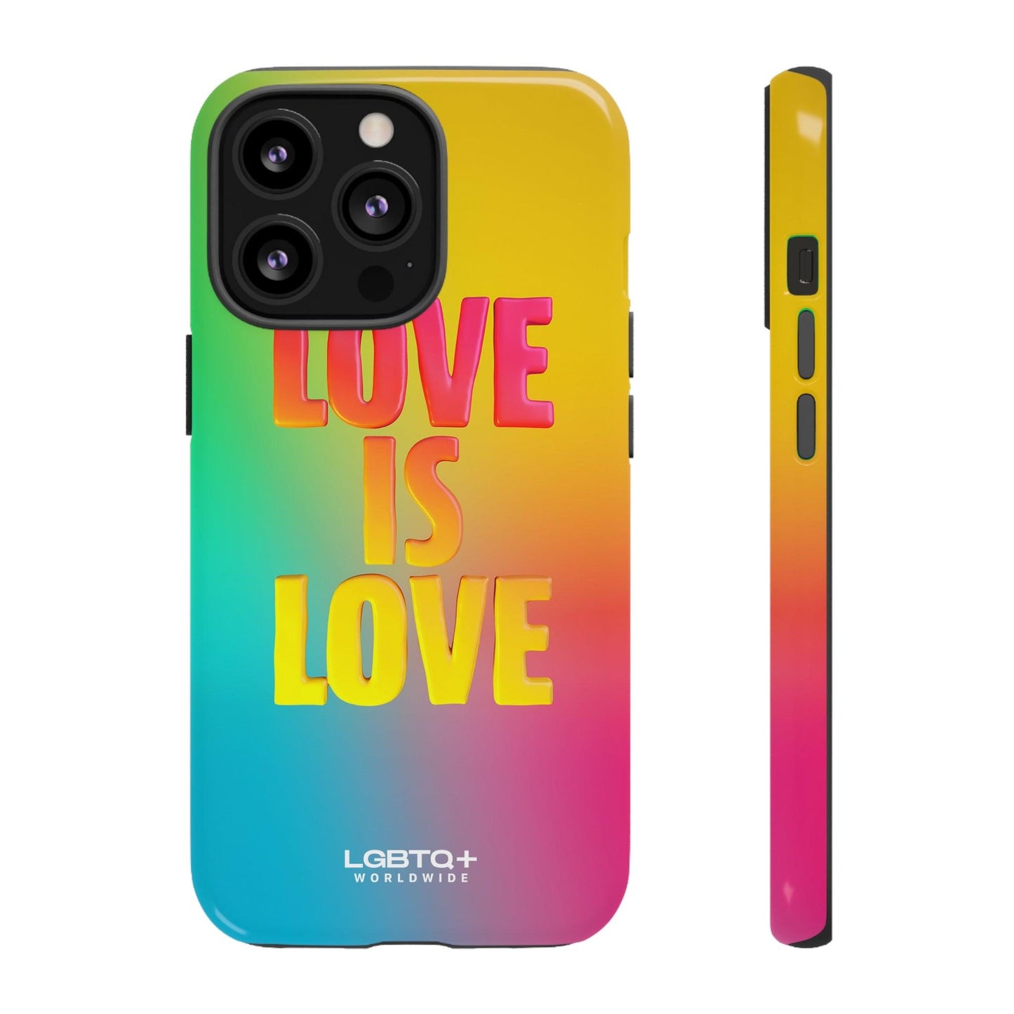 LGBTQWorldwide - ,,LIEBE" Doppelgehäuse Handyhülle Accessories, Glossy, iPhone Cases, Matte, Phone accessory, Phone Cases, Samsung Cases, Thermo, Valentine's Day Picks lgbtq Bekleidung Accessoires unisex Zubehör