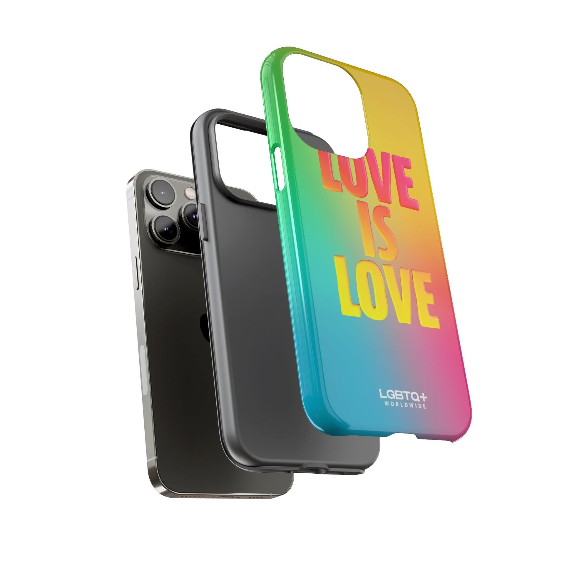 LGBTQWorldwide - ,,LIEBE" Doppelgehäuse Handyhülle Accessories, Glossy, iPhone Cases, Matte, Phone accessory, Phone Cases, Samsung Cases, Thermo, Valentine's Day Picks lgbtq Bekleidung Accessoires unisex Zubehör