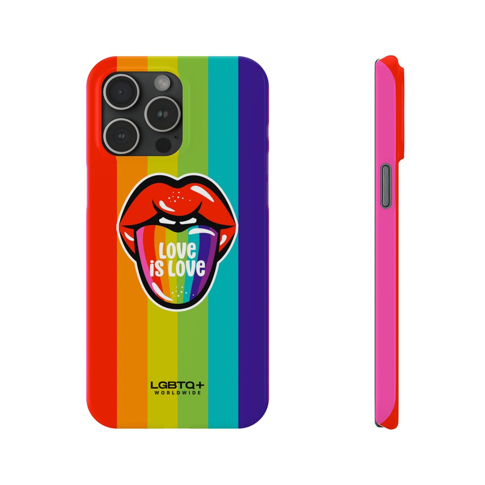 LGBTQWorldwide - ,,LIEBE" Handyhülle Accessories, Back-to-School, card, Glossy, iPhone, iPhone Cases, Phone accessory, Phone Cases, Samsung Cases, Slim lgbtq Bekleidung Accessoires unisex Zubehör