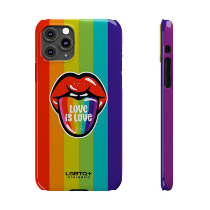 LGBTQWorldwide - ,,LIEBE" Handyhülle Accessories, Back-to-School, card, Glossy, iPhone, iPhone Cases, Phone accessory, Phone Cases, Samsung Cases, Slim lgbtq Bekleidung Accessoires unisex Zubehör